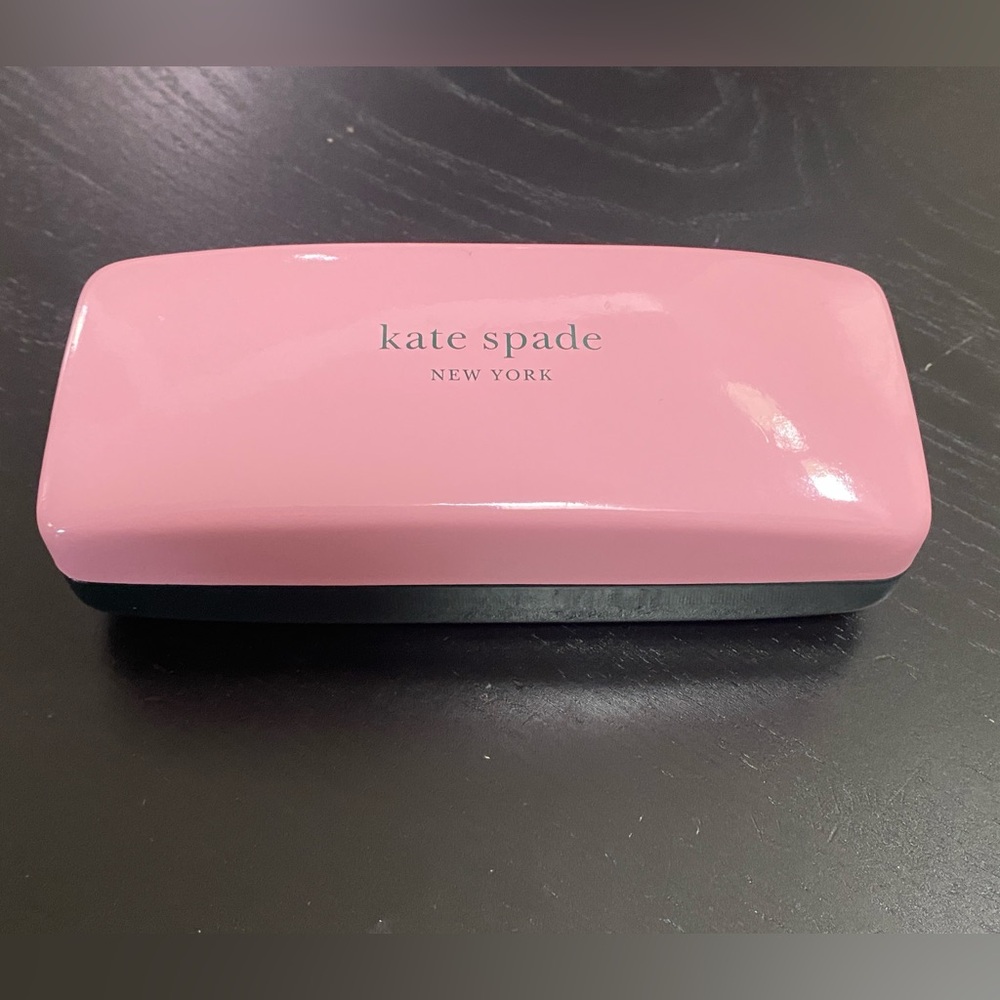 Kate Spade ♠️ Green and Pink Eyeglass Case